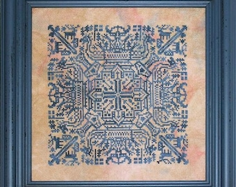 PDF Download INK CIRCLES Reflections of Norway counted cross stitch patterns at thecottageneedle.com