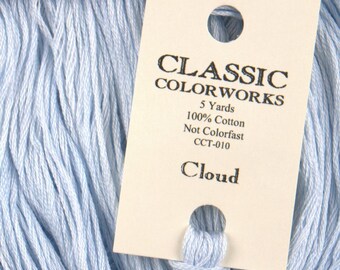 CLOUD Classic Colorworks hand-dyed embroidery floss cross stitch thread at cottageneedle.com
