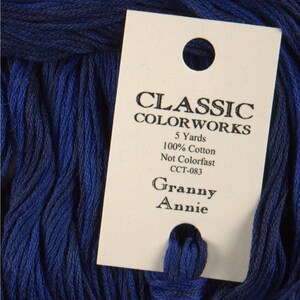 GRANNY ANNIE Classic Colorworks hand-dyed embroidery floss cross stitch thread at cottageneedle.com