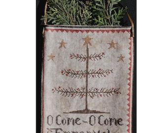 PDF Download LA D DA Emmanuel counted cross stitch patterns at thecottageneedle.com