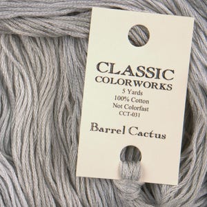 BARREL CACTUS Classic Colorworks hand-dyed embroidery floss cross stitch thread at cottageneedle.com