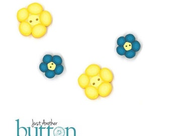 JuST ANOTHeR BUTToN CoMPANY Giant Hyacinth Button Pack ONLY #9982PA at thecottageneedle.com