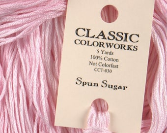 SPUN SUGAR Classic Colorworks 6-strand embroidery floss hand-dyed overdyed thread cross stitch at cottageneedle.com