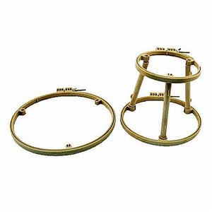 Pick One MORGaN HOOPS 5" 7" 9" 10" 12" 14" 17" No-Slip Embroidery Hoop Lap Stand Set OR Replacement Rods cross stitch punch needle quilting