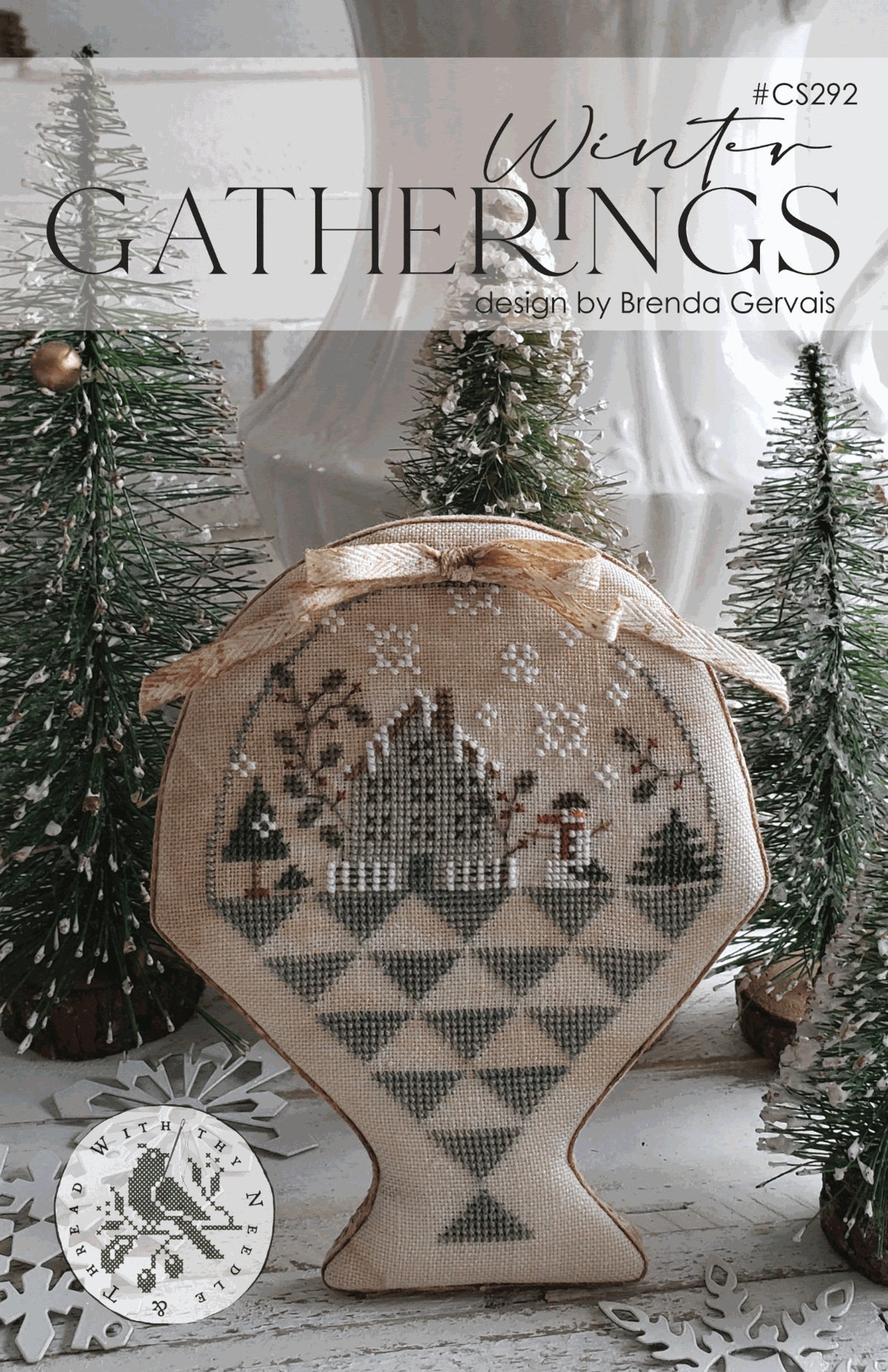 WITH THY NEEDLE Winter Gatherings counted cross stitch Etsy