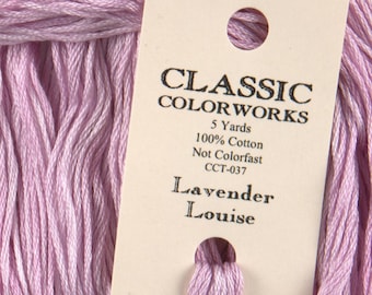 LAVENDER LOUISE Classic Colorworks hand-dyed embroidery floss cross stitch thread at cottageneedle.com