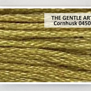 CORNHUSK 0450 Gentle Art GAST 6-strand embroidery floss hand overdyed cross stitch needlework The Cottage Needle