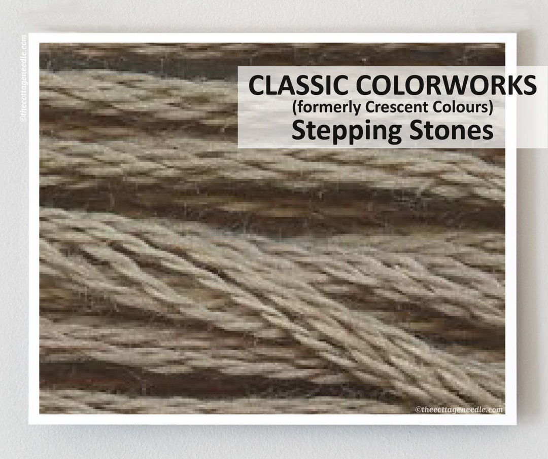 STEPPING STONES Classic Colorworks Hand-dyed Embroidery Floss Cross ...