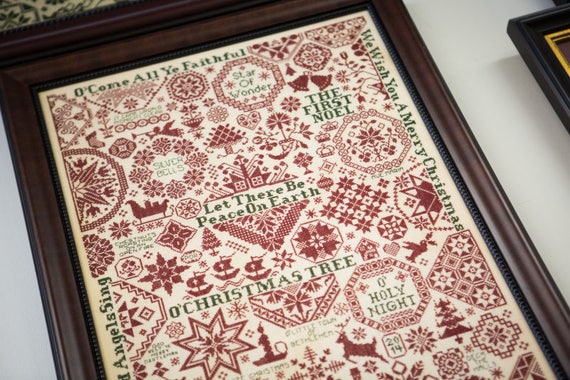 Christmas Sampler Pattern via Digital Download Christmas Sampler Pattern via Digital Download
