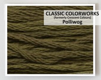 POLLIWOG Classic Colorworks hand-dyed embroidery floss cross stitch thread at cottageneedle.com