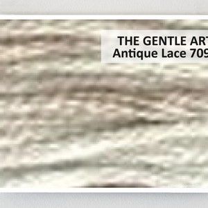 ANTIQUE LACE 7091 Gentle Art GAST hand-dyed embroidery floss cross stitch thread at cottageneedle.com