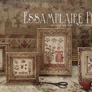 WITH THY NEEDLE Essamplaire Petite Collection 1 Kreuzstichmuster von cottageneedle.com Brenda Gervais