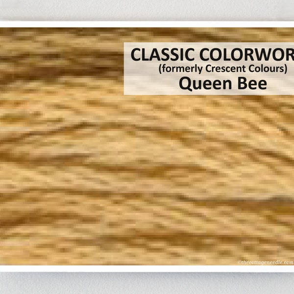 QUEEN BEE Classic Colorworks hand-dyed embroidery floss cross stitch thread at thecottageneedle.com