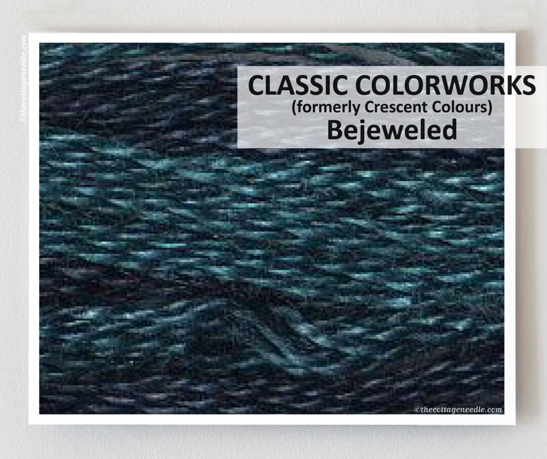 BEJEWELED Classic Colorworks Hand-dyed Embroidery Floss Cross Stitch ...