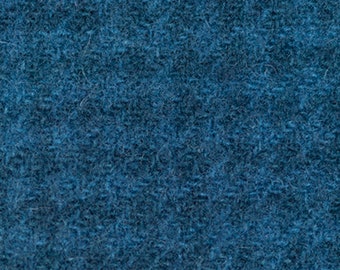 DEEP SEA 2104 100% Felted Wool Houndstooth 16" x 26" Fat Quarter hand-dyed fabric Weeks Dye Works at thecottageneedle.com