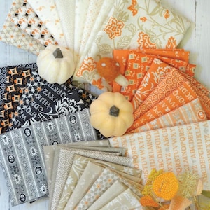 FIG TREE Agatha Road 2.5" x 2.5" Mini or 5" x 5" Charm Packs or Pre-cut Hexies fabric quilting MODA at cottageneedle.com