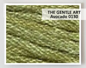 AVOCADO 0130 Gentle Art GAST hand-dyed embroidery floss cross stitch thread at thecottageneedle.com