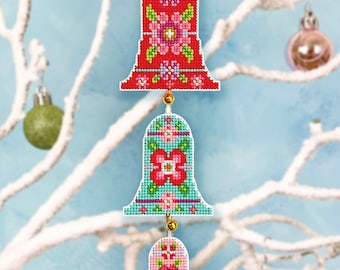 NEW! SATSUMA STREET Merrily They Ring Full Kit counted cross stitch patterns at thecottageneedle.com
