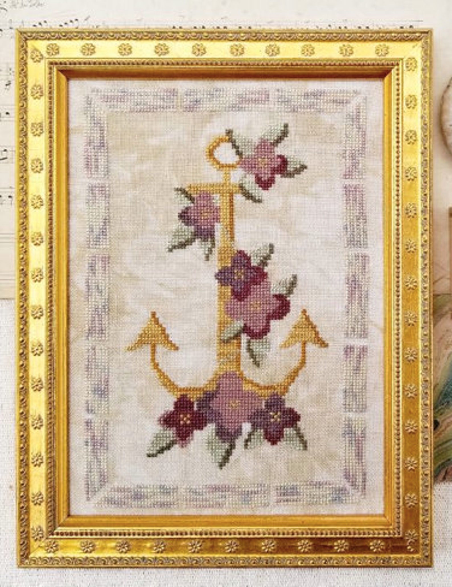 HELLO FROM LIZ MATHeWS Hold Fast counted cross stitch patterns | Etsy