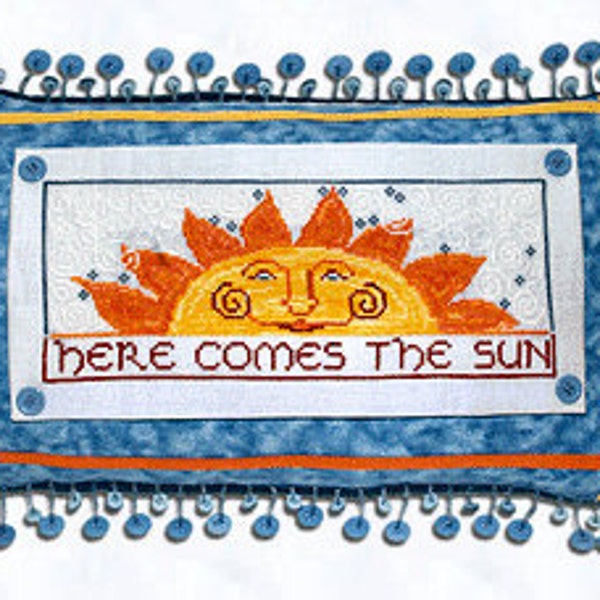 cross stitch pattern : Here Comes the Sun Erica Michaels counted cross stitch CIJ