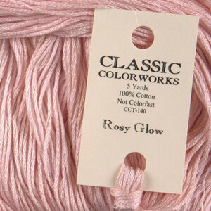 ROSY GLOW Classic Colorworks hand-dyed embroidery floss cross stitch thread at cottageneedle.com