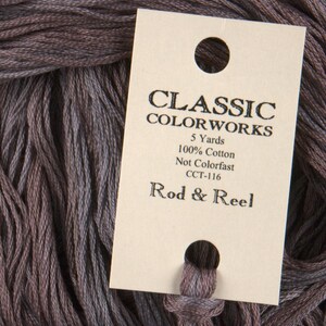 ROD & REEL Classic Colorworks 6-strand embroidery floss hand-dyed overdyed thread cross stitch at cottageneedle.com