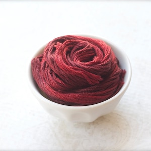 MANOR RED Classic Colorworks hand-dyed embroidery floss cross stitch thread at cottageneedle.com