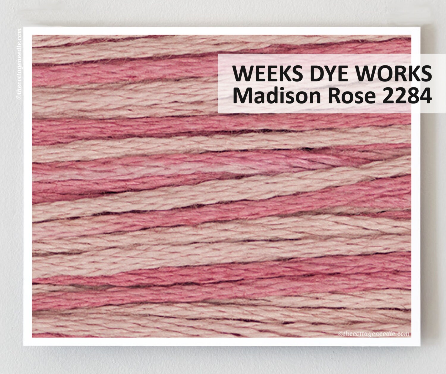 MADISON ROSE 2284 Weeks Dye Works WDW 手染め刺繍糸クロスステッチ糸