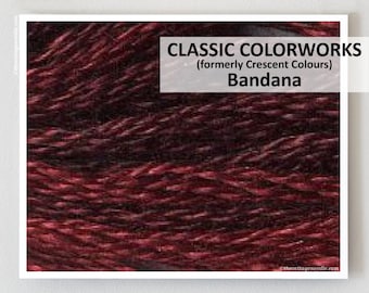 BANDANA Classic Colorworks hand-dyed embroidery floss cross stitch thread at cottageneedle.com