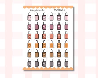 Adesivi per manicure disegnati a mano: smalto per unghie
