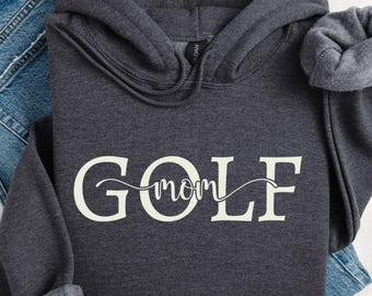 Golf Mom Sweatshirt, Funny Golf Women, Golf Mom Hoodie, Mama Golf Pullover, Golf Lover Gift, School Sports Golf Tee