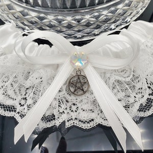 Handfasting Pentacle Garter - For Wiccan, Pagan, or Witch Wedding