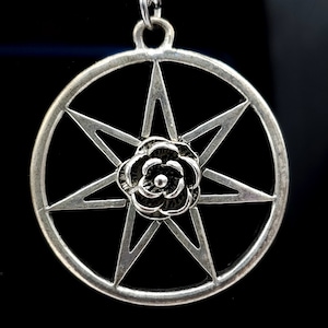 Elven Star or Fairy Star Necklace - Seven Pointed Star