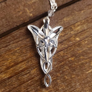 Leaves of Lorien, Evenstar Necklace, One Ring Necklace Fellowship Gift Set Treasure Gram with Scroll of Identification image 3