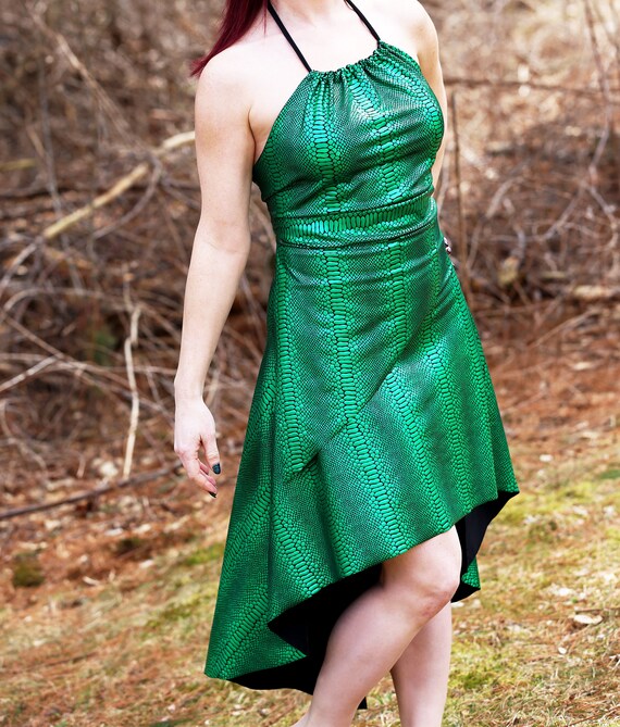 Naga Queen Dragon Scale Top Snake Print Scale Skirt Dragon Dress Elven Clothing Burlesque Rave Clothing Etsy