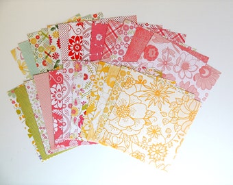 6x6 scrapbook paper variety pack, garden floral junk journal, flower print card-making paper