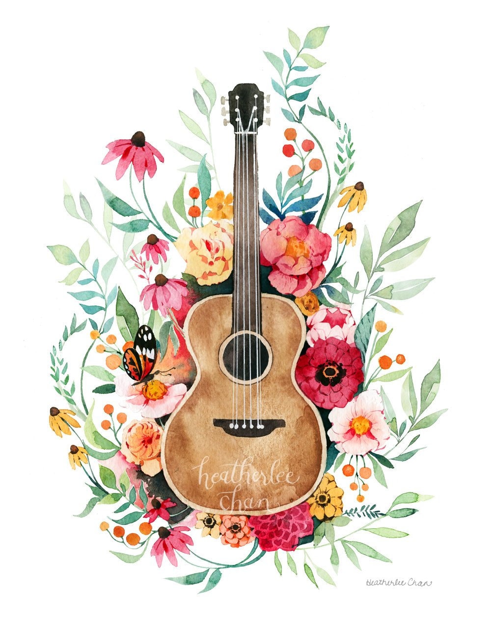 Flower guitar cheap