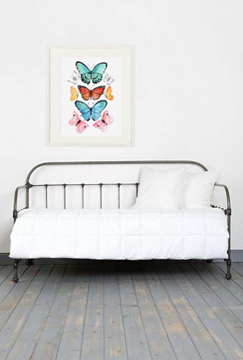 Butterfly Watercolor Art Painting Print image 3