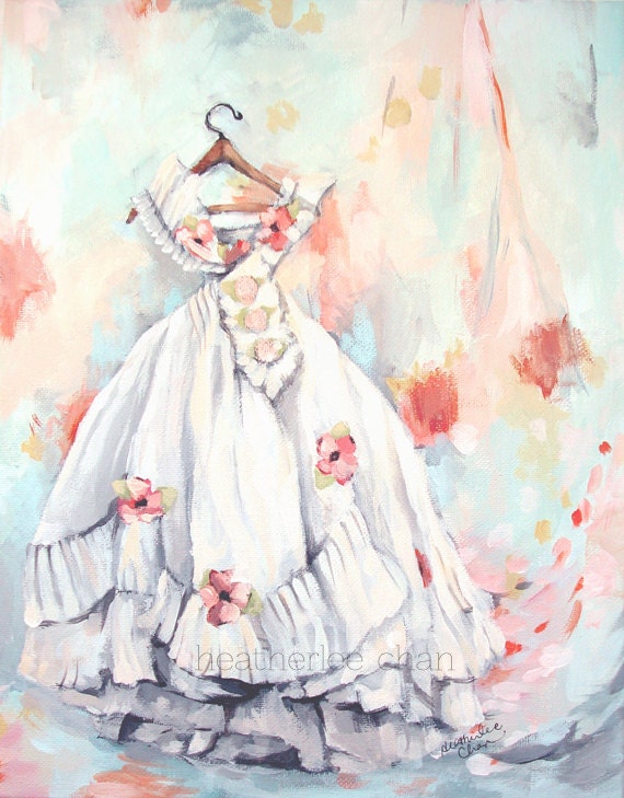 hand painted wedding gown Archives - Southern Weddings