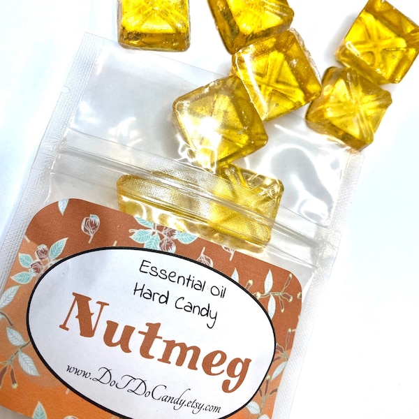 NUTMEG, Essential Oil Hard Candy,  5oz