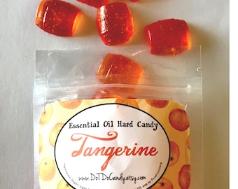 MANDARINA, Caramelo duro con aceite esencial, 5 oz