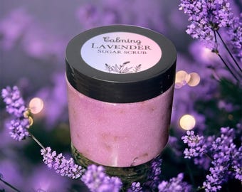 Lavender body scrub