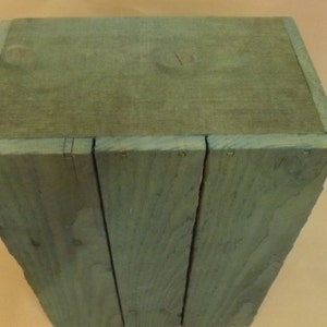 Wooden Green Christmas Ornaments Shipping Crates. Rustic. image 5