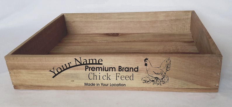 Chicken Wooden Traycrate 18 Wide X 13 Front To Back X3 Tall