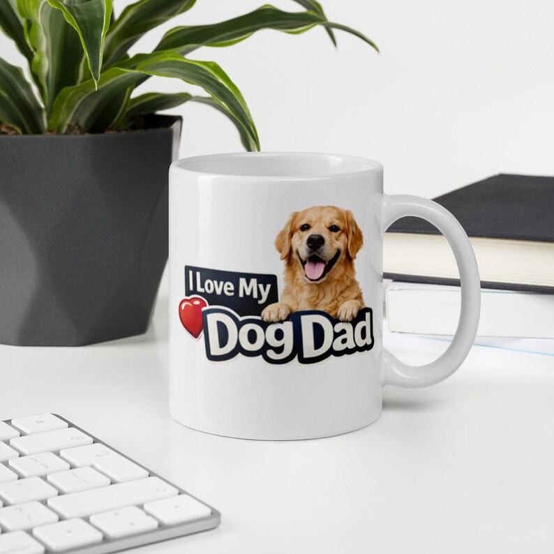 I Love My Dog Dad Mug Golden Retriever Dog Dad Coffee Cup Golden — free download