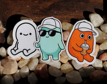 Vinyl Character Stickers