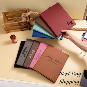 Leather Portfolio, Monogrammed Leather Portfolio, Personalized Leather Portfolio, Leather Organizer, Leather Padfolio Men, Custom Portfolio