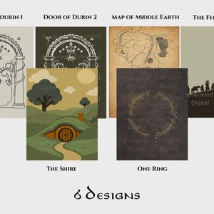 Middle Earth Ring Binder - Etsy Middle Earth Ring Binder - Etsy
