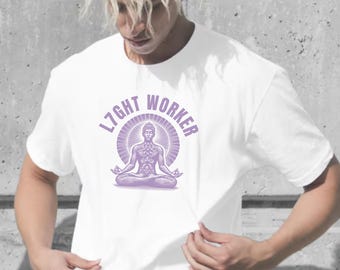 Lightworker Everyday Tee, 777, Angel Numbers, Spiritual Fashion, Yoga Gift