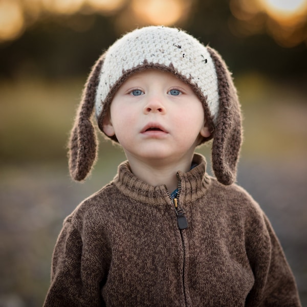 Crochet Pattern for Puppy Dog Hat | 5 sizes | Crochet Hat Pattern | DIY Tutorial | Hat Crocheting Pattern